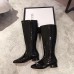 Gucci Horsebit Patent Leather High Boots Black 2018