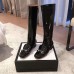 Gucci Horsebit Patent Leather High Boots Black 2018