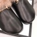 Gucci Horsebit Leather Slipper With Faux Fur 2018