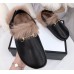 Gucci Horsebit Leather Slipper With Faux Fur 2018