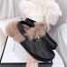 Gucci Horsebit Leather Slipper With Faux Fur 2018