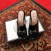 Gucci Patent Leather Horsebit 10cm High-Heel Slides 536773 Black 2019