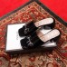 Gucci Patent Leather Horsebit 5cm Mid-Heel Slides 543188 Black 2019