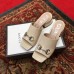 Gucci Patent Leather Horsebit 5cm Mid-Heel Slides 543188 Beige 2019