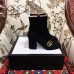 Gucci Fringe and Double G Suede Ankle Boots Black 2018