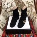 Gucci Fringe and Double G Suede Ankle Boots Black 2018