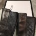 Gucci GG and Leather High Boots Black 2018