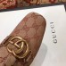 Gucci GG Canvas Ankle Boots 525332 Beige with Double G 2018