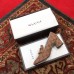 Gucci GG Canvas Mid-Heel Pumps 526465 Beige with Double G 2018