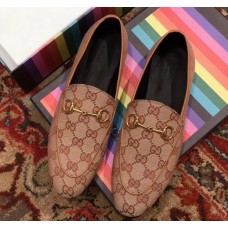 Gucci Jordaan GG Canvas Loafer Beige 431467 2018