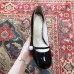 Gucci Heel 6.5cm Patent Leather Pearl Detail Pumps Black 2018