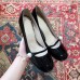 Gucci Heel 6.5cm Patent Leather Pearl Detail Pumps Black 2018