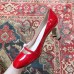 Gucci Heel 6.5cm Patent Leather Pearl Detail Pumps Red 2018