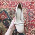 Gucci Heel 6.5cm Patent Leather Pearl Detail Pumps Nude 2018