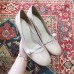 Gucci Heel 6.5cm Patent Leather Pearl Detail Pumps Nude 2018