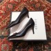 Gucci Horsebit and Sylvie Web Heel 2.5cm/7.5cm Pumps Black 2018