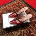 Gucci Horsebit and Sylvie Web Mid-heel Slides 549617 Red 2018