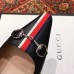 Gucci Horsebit and Sylvie Web Mid-heel Pumps 549616 Black 2018