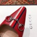 Gucci Horsebit and Sylvie Web Mid-heel Pumps 549616 Red 2018