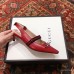 Gucci Horsebit and Sylvie Web Mid-heel Pumps 549616 Red 2018