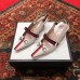 Gucci Horsebit and Sylvie Web Mid-heel Pumps 549616 White 2018