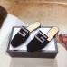 Gucci Crystal G Slipper Patent Black 2019