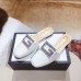 Gucci Crystal G Slipper Patent White 2019