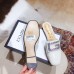 Gucci Crystal G Slipper Patent White 2019