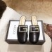 Gucci Crystal G Slipper Black 2019