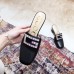 Gucci Crystal G Slipper Black 2019