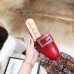 Gucci Crystal G Slipper Red 2019