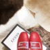 Gucci Crystal G Slipper Red 2019