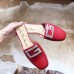 Gucci Crystal G Slipper Red 2019