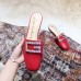 Gucci Crystal G Slipper Red 2019