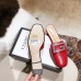 Gucci Crystal G Slipper Red 2019