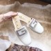 Gucci Crystal G Slipper White 2019