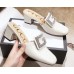 Gucci Heel 6cm Crystal G Slipper Mules White 2019