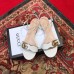 Gucci Leather Double G Flat Sandals 524631 White 2019