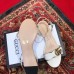 Gucci Leather Double G Flat Sandals 524631 White 2019