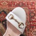 Gucci Snake Heel 9cm Horsebit Leather Sandals White 2019