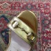 Gucci Snake Heel 9cm Horsebit Leather Sandals Gold 2019