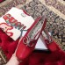 Gucci GG Mirrored Detail Rose Print Mid Heel Pumps Red 2019