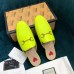 gucci Princetown leather slipper 557730 lemon yellow