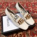 Gucci Leather Mid-heel Pumps with Double G 525333 White 2018