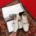 Gucci Horsebit Leather Loafers/Pumps with Crystals 523097 White 2018