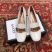 Gucci Sylvie Chain Leather Mid-heel Pumps 537539 White 2018