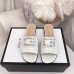 Gucci Patent Slide with Crystal G 551445 White 2018