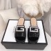 Gucci Patent Slide with Crystal G 551445 Black 2018