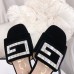 Gucci Velvet Slide with Crystal G 551445 Black 2018