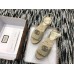 Gucci Crochet Espadrilles Sandals Nude With Pearls Double G 2019